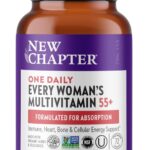 New Chapter Women's Multivitamin 50 Plus for Cellular Energy, Heart & Immune Support with 20+ Nutrients + Astaxanthin - Every Woman's One Daily 55+, Gentle on The Stomach, 72 Count
