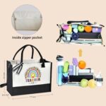 Teacher Appreciation Gifts, Teacher Gifts for Women Friend Sister, Tote Bags for Women Thank You Graduation Retired Appreciation Present - Image 3