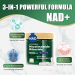 NAD+ Supplement, Liposomal Nicotinamide Riboside, Resveratrol Quercetin, NMN Supplement Alternative for Anti-Aging, Energy, Focus, for Women and Men, 80 Capsules - Image 4