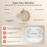 Hearing Aids, Invisible Rechargeable Digital Hearing Aids for Seniors with 16-Channel Sound Processing Noise Cancelling OTC Auto-On/Off with Charging Case - Image 5