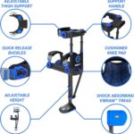 iWALK3.0 – The Original Hands Free Knee Crutch - Alternative to Crutches and Knee Scooters - iWALK Replaces Crutches for Adults - Peg Leg Crutch For Lower Leg Injuries Only - Image 8