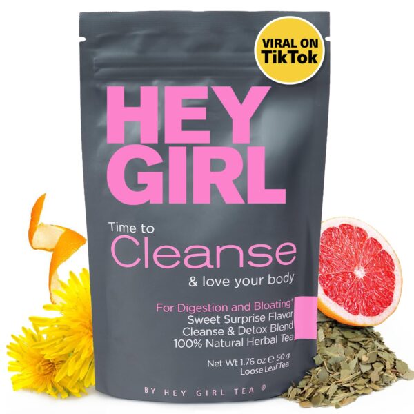 Detox Tea for Bloated Belly & Digestion | Loose Leaf Herbal Tea | Body and Colon Cleanse with Milk Thistle, Burdock Root, Senna Leaf | Digestive & Flat Tummy Tea | Natural Laxative