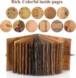 Adventure Book 148-Page DIY Handmade Scrapbook with Retro-Style Embossed Letter Cover - Perfect Travel Diary & Memory Album for Couples,Inspired by the 'Up' Saga,Ideal for Anniversaries & Weddings - Image 5
