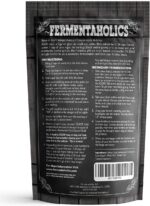 Kombucha Essentials Kit - Includes USDA Organic Kombucha SCOBY + 1-Gallon Glass Fermenting Jar with Breathable Cover + pH Strips + Rubber Band + Adhesive Thermometer - Brew kombucha at Home - Image 5