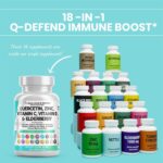 Clean Nutraceuticals Quercetin Zinc Vitamin C Vitamin D Bromelain Elderberry - Lung Immune Support Supplement Adults with Artemisinin, Sea Moss, Echinacea, Allergy Relief - Image 2