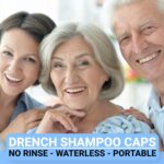 Drench No Water Rinse Free Shampoo Caps 6 packs - Waterless Shampoo and Conditioner - Dry Hair Wash Caps for Bedridden - Contains Aloe Vera, Vitamin E and Provitamin B5 - Dementia products for elderly - Image 5