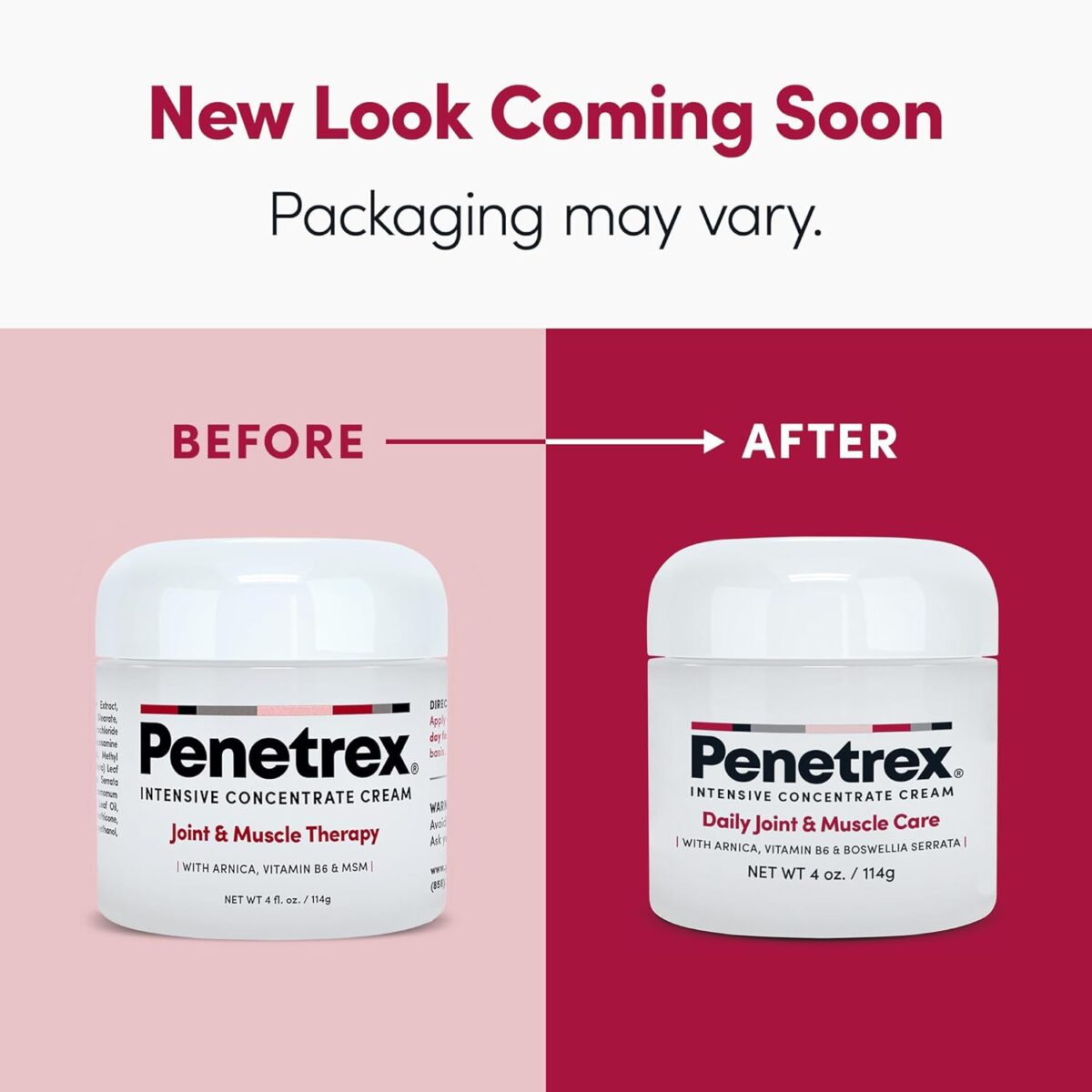 Penetrex Joint & Muscle Therapy - Soothing Comfort for Back, Neck, Hands, Feet - Premium Whole Body Rub with Arnica, Vitamin B6 MSM & Boswellia - Non-Greasy 4oz Cream - Image 2