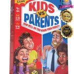 Kids VS Parents - Family Game for Kids 4-12 | Games for Family Game Night | Fun Card Games with 200 Conversation Starter Cards for 10-90 Minutes Play Time