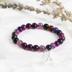 Cancer Care Gifts for women,Natural Stone Healing Crystal Bracelets Encouragement Gifts for Women Man Girls Best Friend Sister - Image 3
