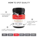 New Zealand Honey Co. Raw Manuka Honey UMF 15+ | MGO 514+, UMF Certified / 8.8oz - Image 9