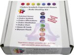 7 Engraved Chakra Symbol Stones - (16Pc) Meditation Accessory and Reiki Healing Kit with Chakra Chart, Affirmations, Guided Meditations, and Identification Cards For Spiritual and Mindfulness Work - Image 9