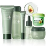 Avocado Skin Care Set, 6-In-1 Skincare Gift Set For Women Girls - Cleanser, Serum, Face & Eye Cream, Toner, Lip Balm, Face Skin Care Set For Women, Anti-Aging Skin Care Kit Smooth Firming Skin