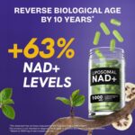 NMN Supplement Alternative - Liposomal Nad Supplements For Women Resveratrol Nad + Supplement w/ Berberine, Quercetin, Noni | Boosts Nad Anti-Aging, Brain Support, Gut Heath - 60 Capsules - Image 5