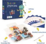 STEM Kits for Kids Crafts 6-8 8-12, Boys Gifts Toys for 6 7 Year Old Boy Birthday Gift Ideas, STEM Toys Craft Kits 6+ 7+ yr, Robotics Science Activities Robot Building Age 8-10 8 9 10 11 12 Years - Image 2