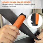 Car Door Handle for Elderly - 2025 New 4 in 1 Car Handle Assist, 2 Pack Auto Cane Portable Vehicle Support Handle Door Assist Bar, Max Load 500 Lbs, Anti-Slip Design (Orange-Car Handle +Strap) - Image 7