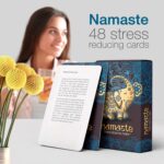Namaste Stress Reducing Cards - Self Care Cards, Anxiety and Stress Relief Gifts, Mindfulness & Meditation Cards, Mindful Gifts for Women - MSS Inc - Image 2