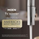 Moen Brushed Nickel Bathroom Safety 24-Inch Designer Safety Shower Grab Bar with Curled Grip for Handicapped or Elderly, LR8724D3GBN - Image 8