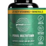 Primal Harvest Primal Multivitamin - Daily Multi-Vitamin Supplement with 21 Essential Vitamins & Minerals for Women & Men - Vitamin A, C, D, E, B12, B6, Biotin, Folic Acid, Zinc, Copper & Selenium