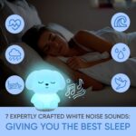 Mindfulness 'Breathing Puppy' | 4-7-8 Guided Visual Meditation Breathing Light | 3 in 1 Device with Night Light & Noise Machine for ADHD Anxiety Stress Relief Sleep - Gift for Kids Adult Women Men - Image 4