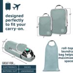 Compression Packing Cubes for Travel - Luggage and Backpack Organizer Packaging Cubes for Clothes by TRIPPED Travel Gear - Image 9