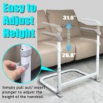 Stand Assist for Elderly, Adjustable Couch Stand, Chair Lift Assist Device, Mobile Stand and Go Chair Assist for Seniors, Patients and Disabilities - Image 5