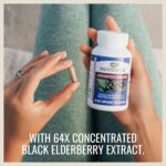 Nature's Way Sambucus Advanced Immune Capsules with Black Elderberry, Vitamin C, Vitamin D, Echinacea and Zinc, Immune System Support with EpiCor*, 80 Capsules - Image 7