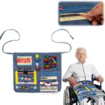 Fidget Apron for Elderly, Fidget Blanket for Adults with Dementia, Dementia Products for Elderly, Sensory Blanket for Dementia Patients or Alzheimer, Dementia Gadgets Apron