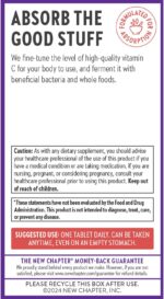 New Chapter® Vitamin C Immune Defense Supplement + Elderberry – Excellent Source of Vitamin C, One Daily Tablet for Healthy Immune Support, Made with Organic Herbs, Non-GMO, Gluten Free, 30 ct - Image 7