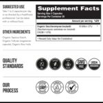 Organic Saccharomyces Boulardii - 10 Billion CFU - Clinically Validated CNCM I-1079 Probiotic Strain - Gut, Digestion & Healthy Bowel Support - First Organic Form of S. Boulardii Probiotic - 60 Count - Image 7