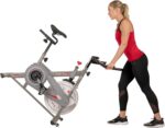 Sunny Health & Fitness Indoor Cycling Exercise Bike w/4-Way Adjustable Seat & Pulse Sensors, Home Cardio Training Equipment w/Micro-Adjustable Magnetic Resistance, Optional 29, 30, 40 Pound Flywheel - Image 6