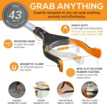 EZPIK Pro 43" Foldable Grabber Reacher Tool for Seniors - Grabbers for Elderly Reaching Tool Heavy Duty Pickup Trash Picker Upper Equipment - Claw Grabber Stick for Reaching Aids, Weed Gripper - Image 5