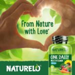 NATURELO Mens Multivitamins - One Daily Multivitamin for Men with Vitamins, Minerals & Organic Whole Foods, Boost Energy & Health, Non-GMO, 60 Vegetarian Capsules - Image 9
