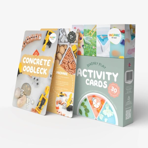 Inspire My PLAY - 30 x Sensory Play Activity Cards - Inspiration for Creative Play Activities - Sensory Cards for Toddler Learning