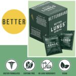 Betterbrand BetterLungs Detox Tea – Herbal Tea for Respiratory Support | Mullein Leaf & Herbal Blend for Lung Health & Wellness | Caffeine-Free | 15 Tea Bags - Image 9