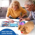 SOFWO Fidget Blanket and Muff Dog for Adults with Dementia, Alzheimers Dementia Activities Products for Elderly and Seniors,Gift Game and Toy for Alzheimer’s or Dementia,Sensory Fidget Toys. - Image 2