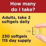 Nature Made Fish Oil 1200 mg Softgels, Fish Oil Supplements, Omega 3 Fish Oil for Healthy Heart Support, Omega 3 Supplement with 230 Softgels, 115 Day Supply - Image 6