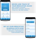 LiveFine WiFi Automatic Pill Dispenser and Remote Medication Monitoring System with Locking Key, 28-Day Medication Organizer Up To 9 Doses Per, Adjustable Light/Sound Alarms For Prescriptions & Vitami - Image 3