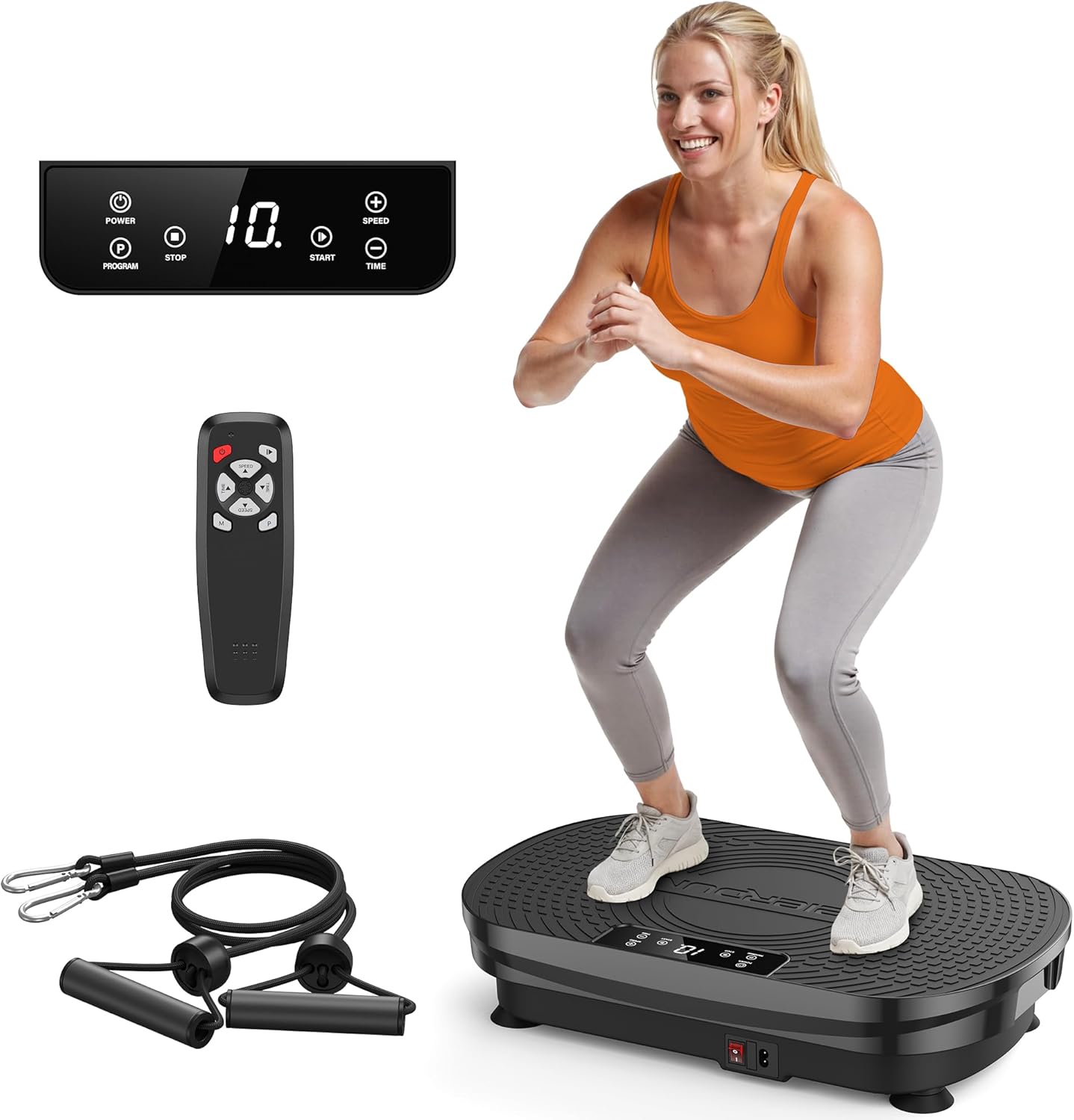 714nhi5EgL._AC_SL1500_.jpg FEIERDUN Vibration Plate Exercise Machine, Vibration Plate for Lymphatic Drainage, Power Plate Vibration Platform for Weight Loss, Toning & Wellness - Image 1