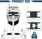 Patient Lift Transfer Chair with Padded backrest, Shower Chair Lift for Elderly, Chair Lift Bedside Commode for Seniors - Image 3