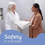 Medline Bath Chair, Bench, Seat, Stool for Disabled, Seniors & Elderly Bathroom Transfer Inside Shower/Tub/Bathtub – 400 Lbs. Capacity, Gray - Image 5