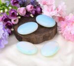 LAIDANLA Opal 2.4" Large Palm Stone Healing Crystals Natural Gemstones Calming Effects Energy Balancing Reiki Polished Worry Stone Cleansing Protection Anxiety Stress Relief Therapy 1PC - Image 3