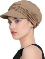 Chemo Headwear Viscose Newsboy Cap for Women Fall and Winter - Image 3