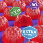 Magnesium Glycinate Gummies 400mg, Mаgnesium Gummies for Women and Men, Body Support and Relaxation, Raspberry Magnesium Gummies for Adults with Blackcurrant Oil, Non GMO, Gluten Free, 60 Days Supply - Image 4