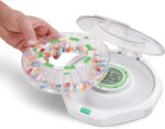 Live Fine 28-Day Automatic Pill Dispenser Clear Lid with Upgraded LCD Display and Key Lock, Sound & Light for Prescriptions, Medication, Vitamins, Supplements & More - Image 8