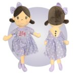 Heart Surgery Gift for Kids - Personalized Surgery Baby Doll - Heart Anniversary Gifts - Great Heart Surgery Gift - Confidence Building Tool - Baby Heart Warrior Gifts by Kikilishop (Lavender Dress) - Image 3