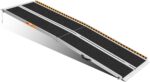 Wheelchair Ramp 8 Feet, Portable Ramps for Wheelchairs for Home, 800LBS Capacity Folding Non-Slip Aluminum Handicap Ramp, Wheel Chair Ramp for Home Steps, Stairs, Doorways, Car, Curbs