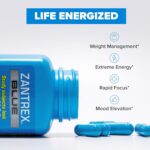 Blue - Increase Energy, Support Metabolism, Appetite Control - 300MG Natural Caffeine - Yerba Mate, Damiana, and Guarana, 60 Count - Image 7