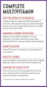 New Chapter Women's Multivitamin 50 Plus for Cellular Energy, Heart & Immune Support with 20+ Nutrients + Astaxanthin - Every Woman's One Daily 55+, Gentle on The Stomach, 72 Count - Image 8