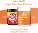 Zammex Pure Grass Fed Beef Bone Broth Protein Powder,20g Protein, Hydrolyzed Collagen Supplement for Healthy Skin,Nails,Hair,Joints, Non-GMO,Gluten Free,Paleo & Keto Friendly, Great in Soup - Image 2