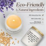 Thinking of You Gifts for Women Men, Get Well Soon Gifts for Women, Sympathy Bereavement Feel Better Thoughtful Gifts for Friend, Inspirational Cheer Up Gifts for Sister Bestie, Lavender Candle - Image 4